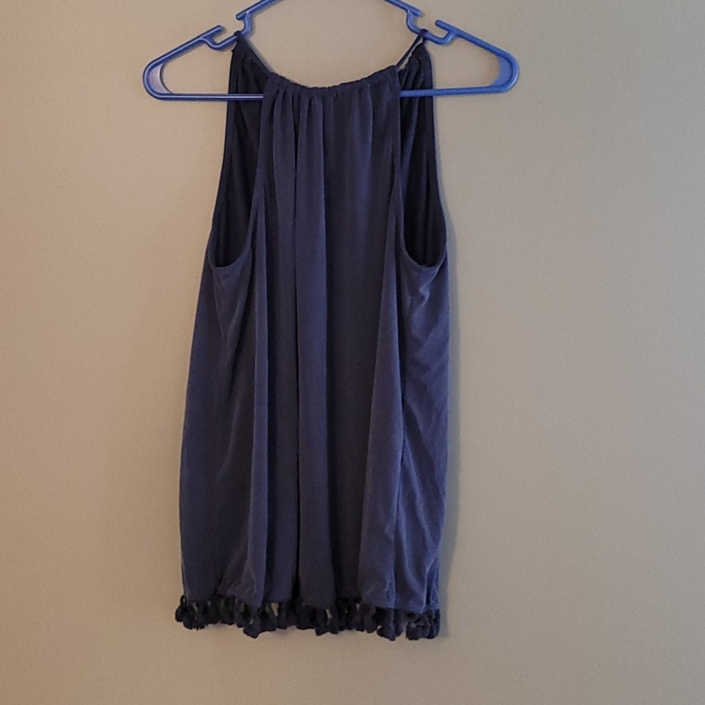 Blue tank top